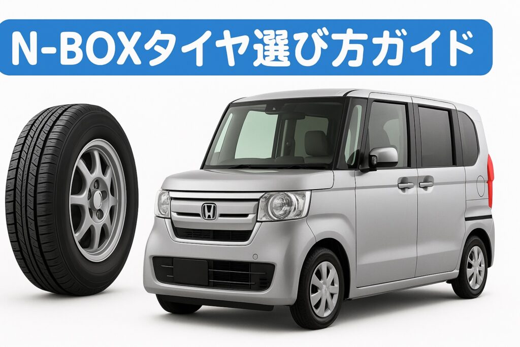 N-BOXタイヤ選び方ガイド。シルバーのホンダN-BOX